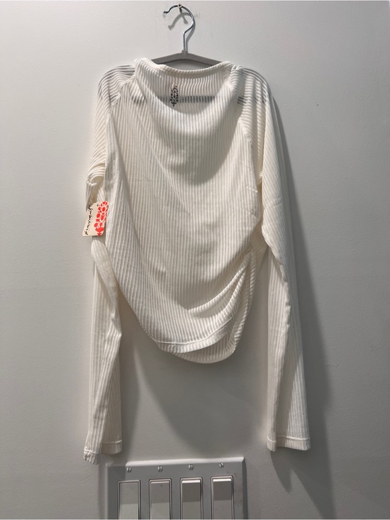 FP Movement by Free People Tops - New❤️Fp movement S white top - Ribbed Long-Sleeve Draped Top